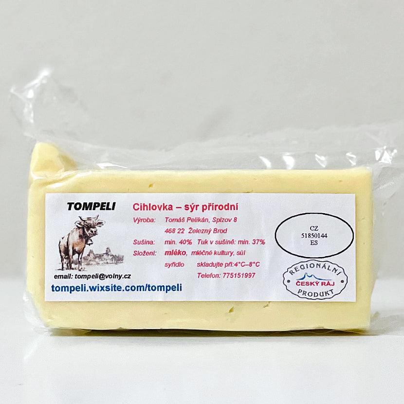 Farma Tompeli Cihlovka přírodní sýr (kg)