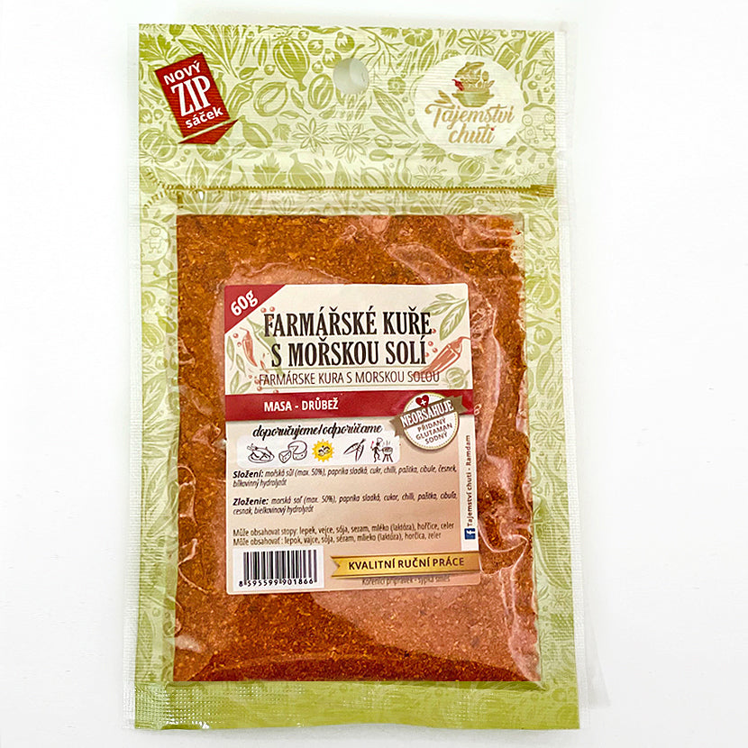 Farmářské kuře s mořskou solí (60 g)