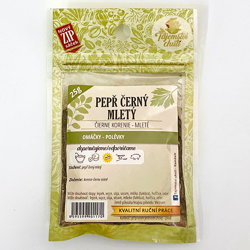 Pepř černý mletý (25 g)