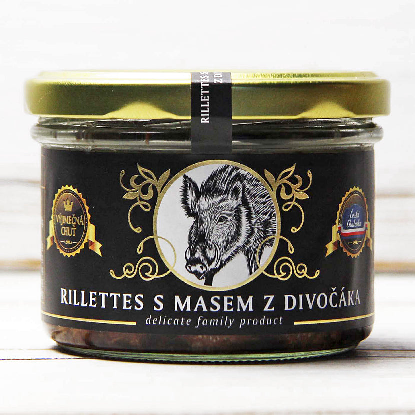 Rillettes s masem z divočáka (180 g)