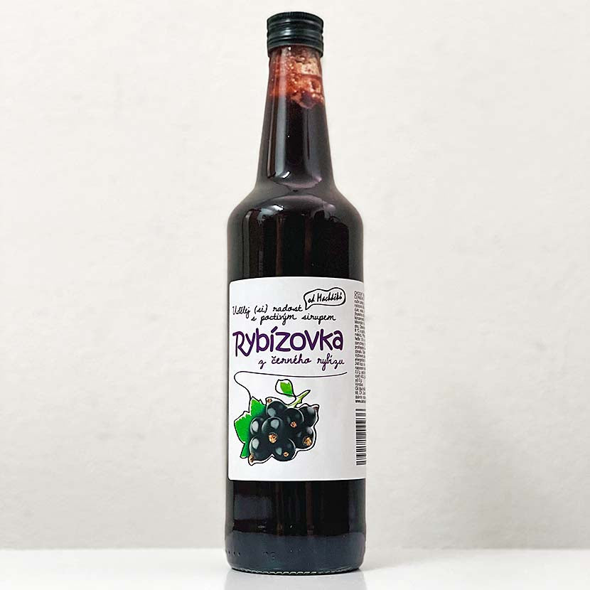 Rybízovka černá sirup od Macháčků (500 ml)