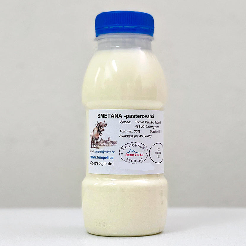 Farma Tompeli Smetana pasterovaná (250 ml)