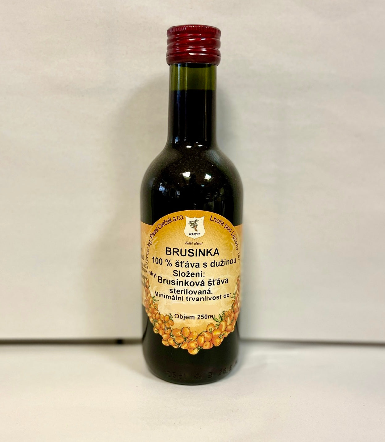 Rakytník  Brusinka 100% šťáva (250 ml)