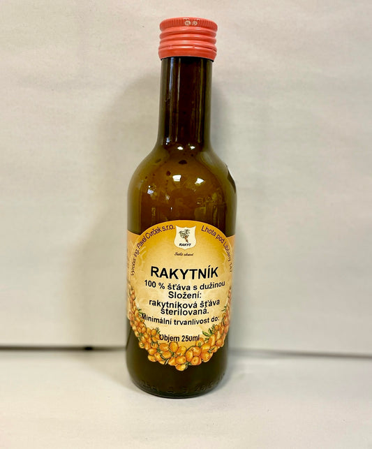 Rakytník 100% šťáva (250 ml)