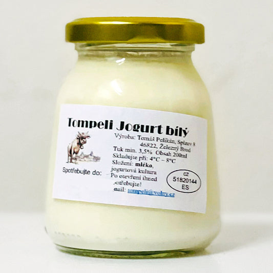 Farma Tompeli Jogurt bílý  (200 ml)