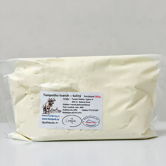 Farma Tompeli Tvaroh tučný (500 g)
