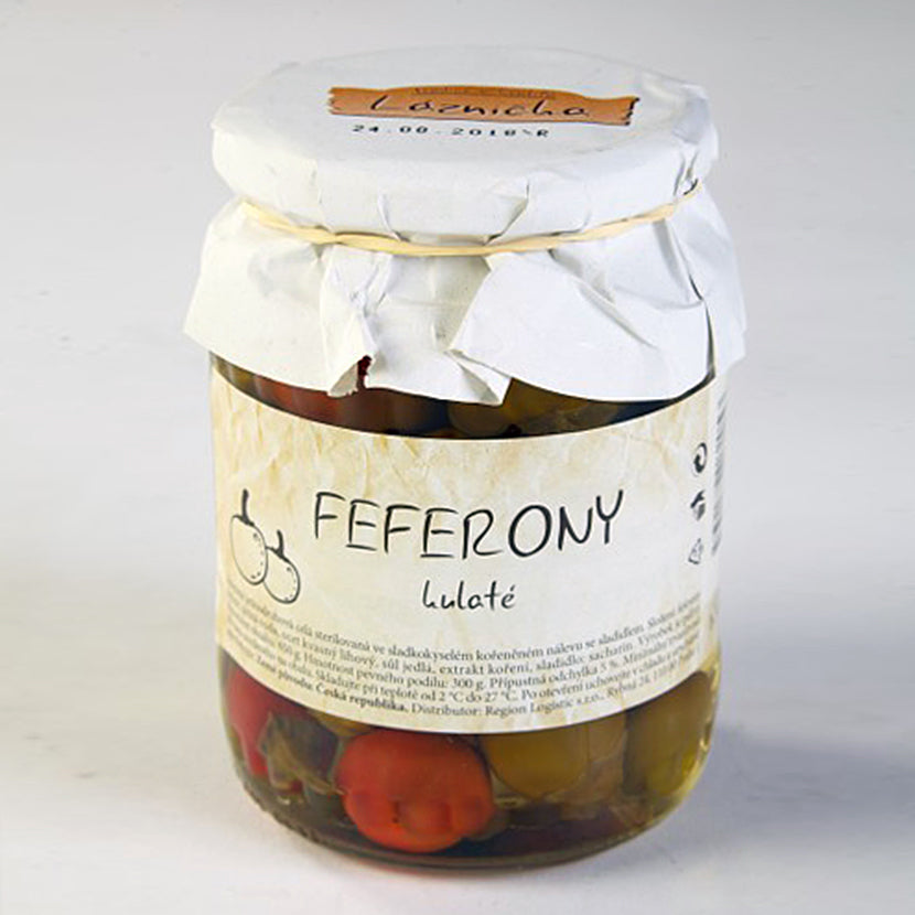 Feferony kulaté (610 g)