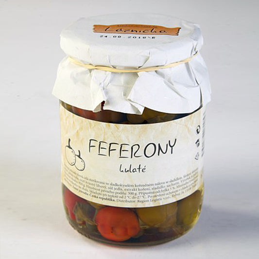 Feferony kulaté (610 g)