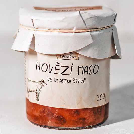 Lázničkovo Hovězí maso ve vlastní šťávě (300g)