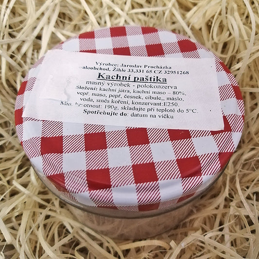 Jaroslav Procházka Kachní paštika (190 g)