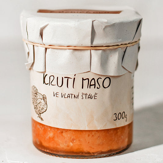 Lázničkovo Krůtí maso ve vlastní šťávě (300g)