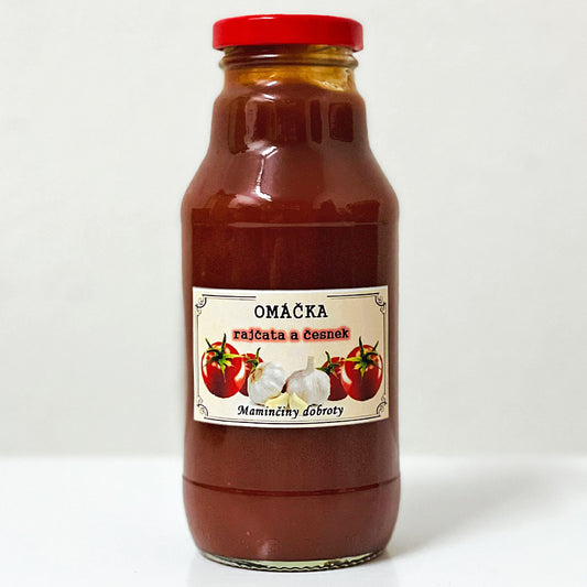 Omáčka rajčata a česnek (300 ml)