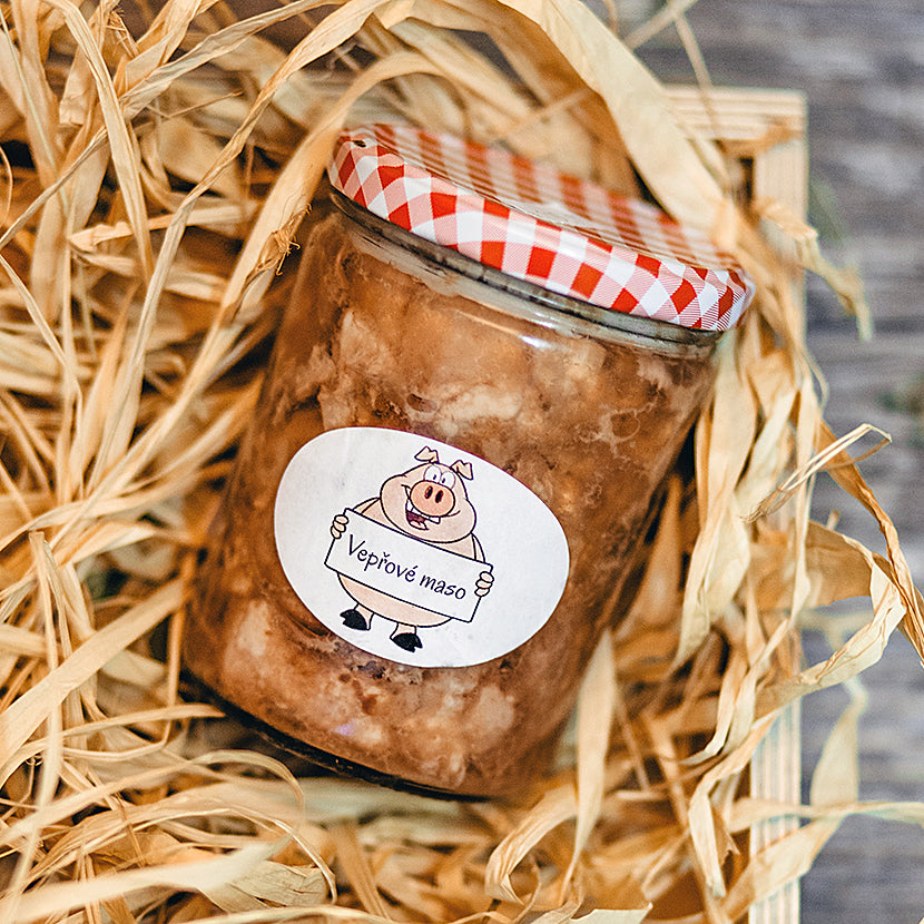Vepřové maso ve vlastní šťávě (400 g)